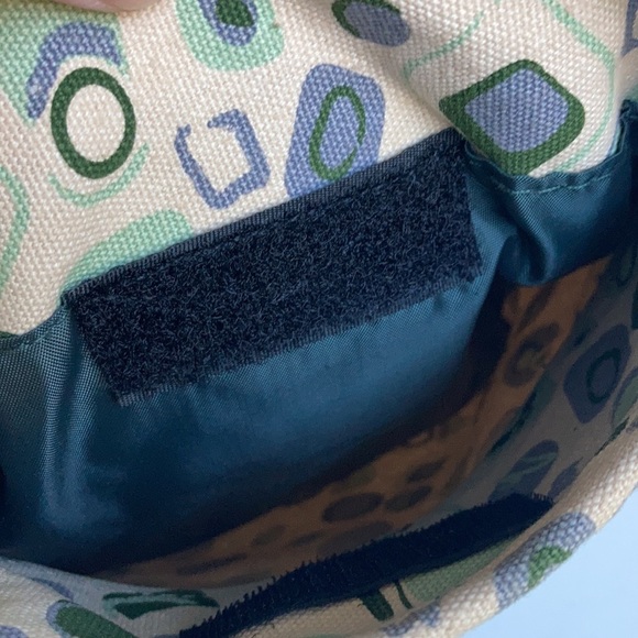 Kavu tan lavender mint green multi-color adjustable strap crossbody purse - Picture 6 of 13